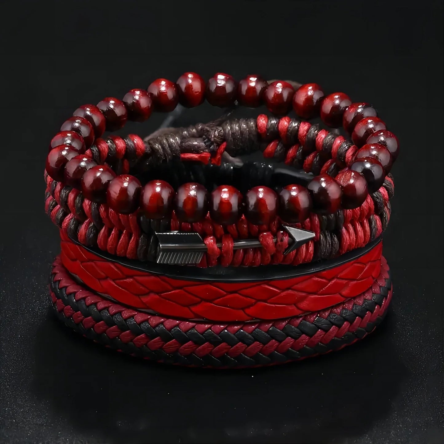 4-delige armbandenset