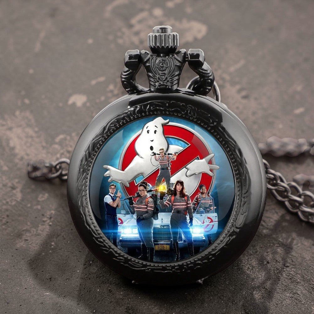 Kleine zwarte zakhorloge Ghostbusters