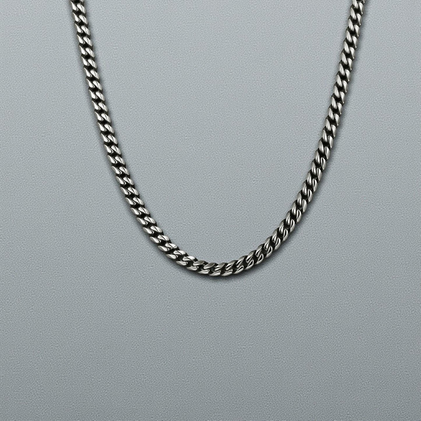 Retro stalen herenketting