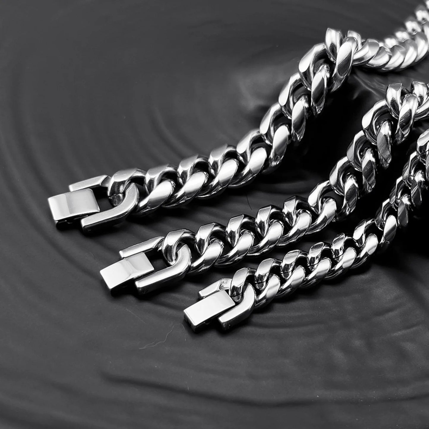 Schakelarmband in verschillende lengtes en breedtes