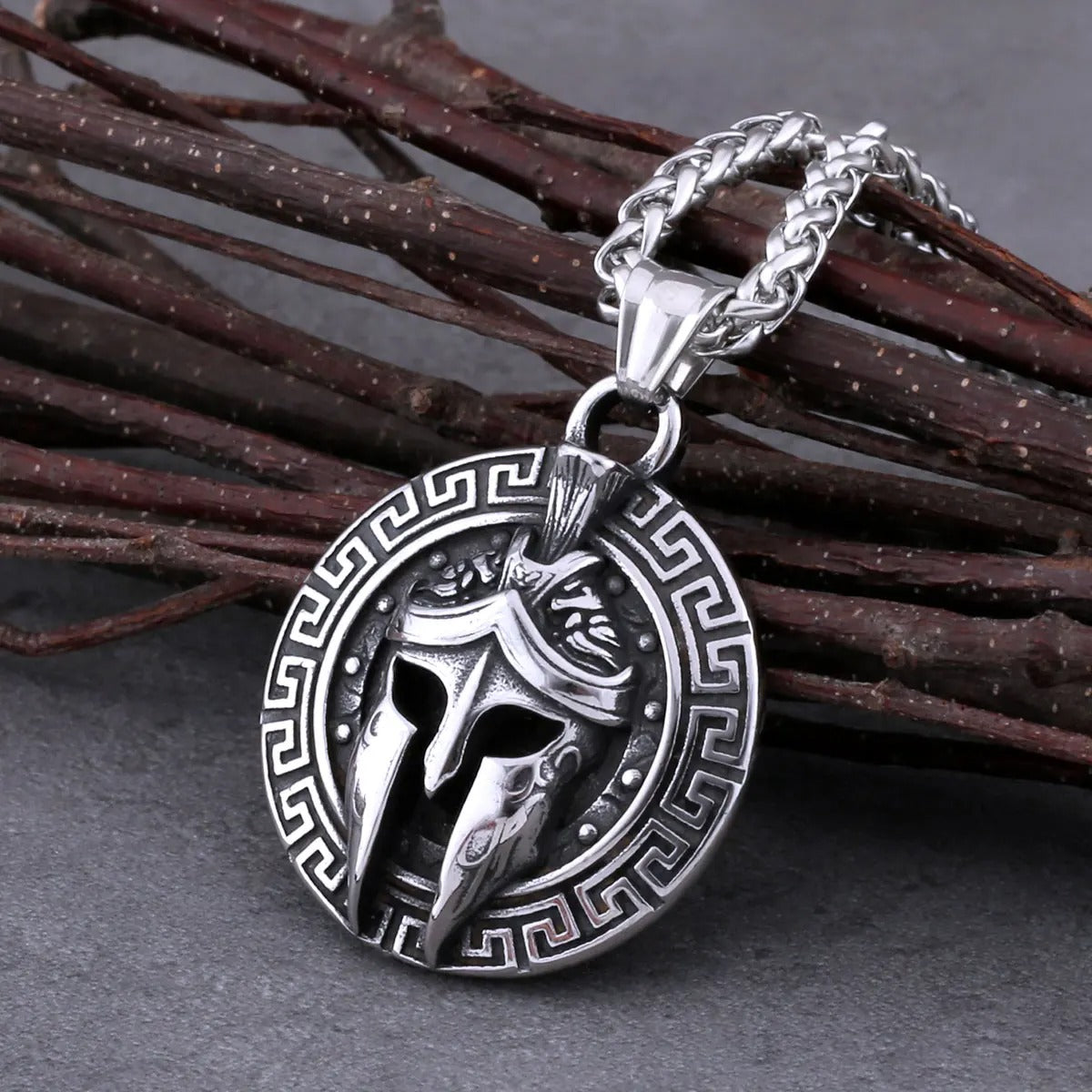 Halsketting met amulet Viking warrior