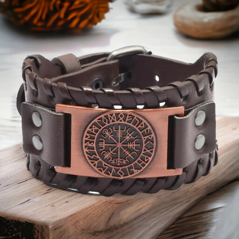 Noorse Vikingarmband met Odin kompas