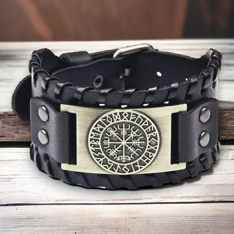 Noorse Vikingarmband met Odin kompas