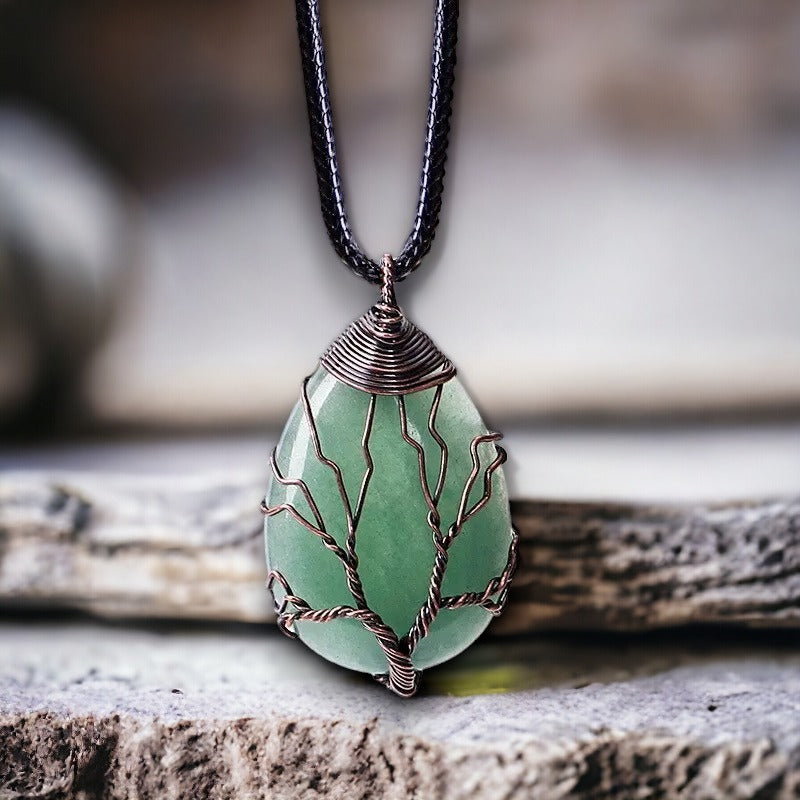 Edelsteen ketting levensboom