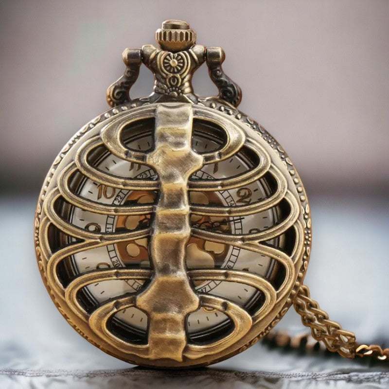 Steampunk zakhorloge skelet
