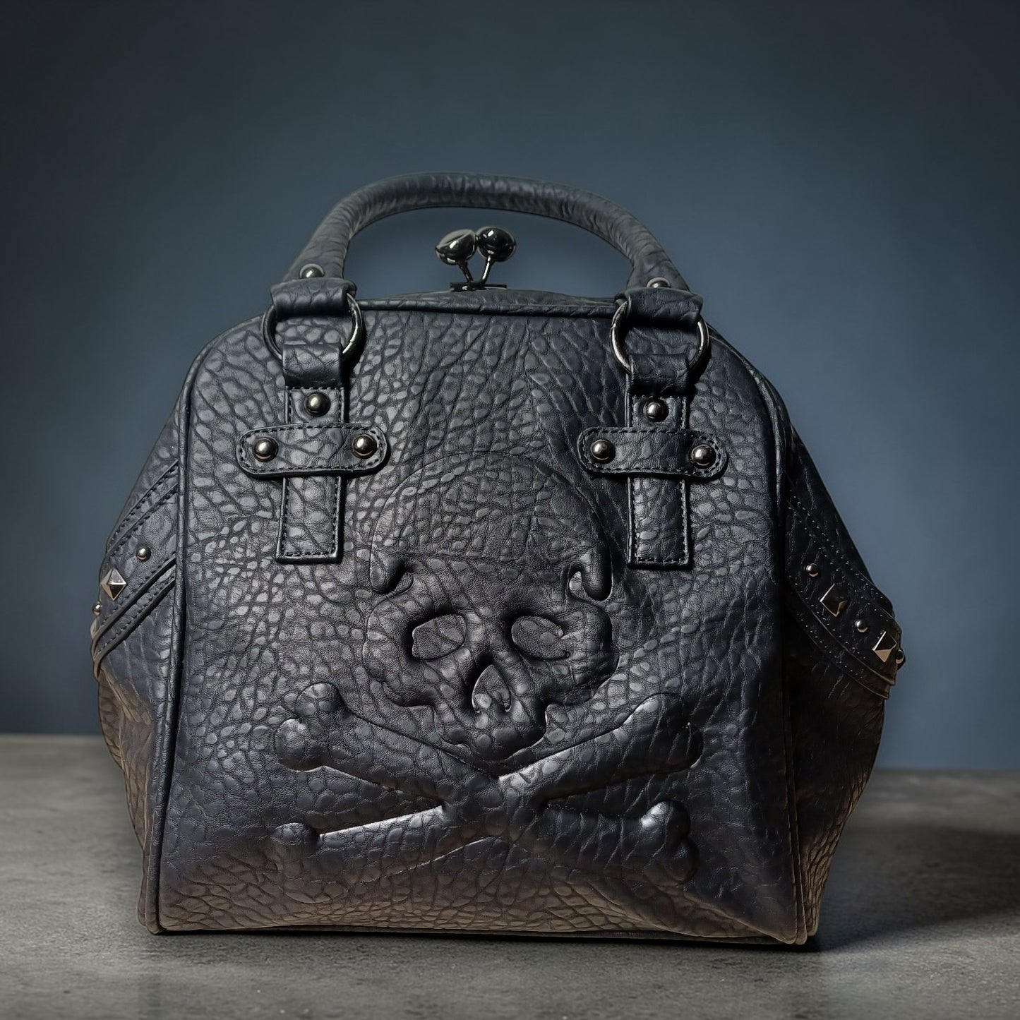 Grote Skull handtas met portemonee sluiting