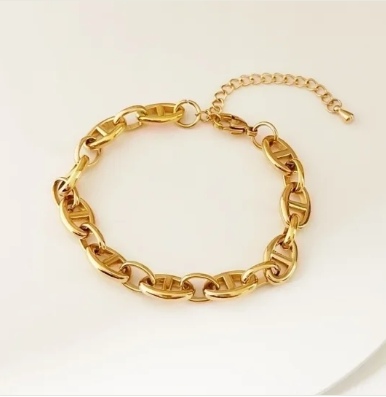 Fantasie schakelarmband voor dames