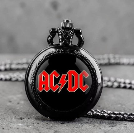 Kleine zwarte ACDC zakhorloge