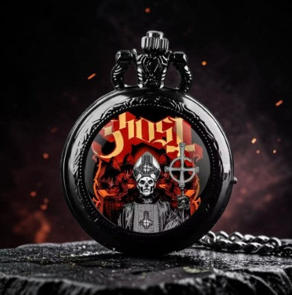 Kleine zwarte zakhorloge van Ghost