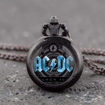 Kleine zwarte ACDC zakhorloge