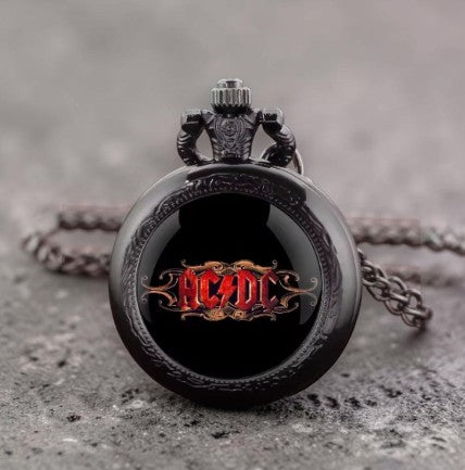Kleine zwarte ACDC zakhorloge