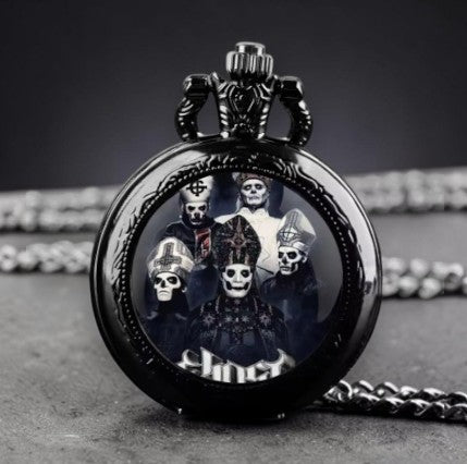 Kleine zwarte zakhorloge van Ghost