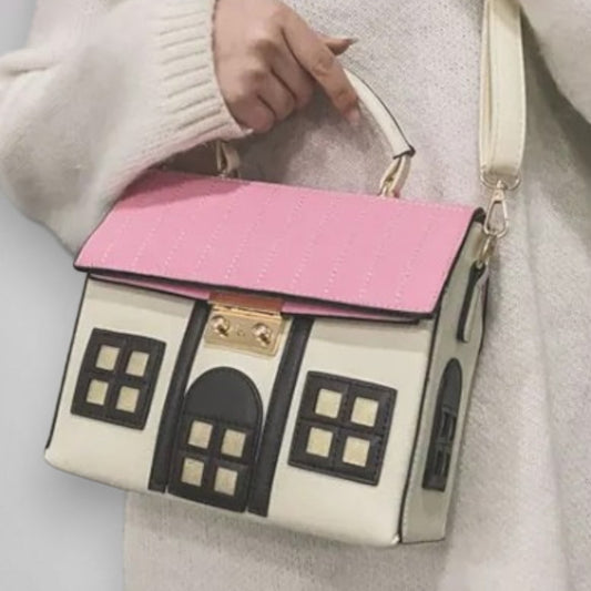 Handtas in de vorm van een huis
