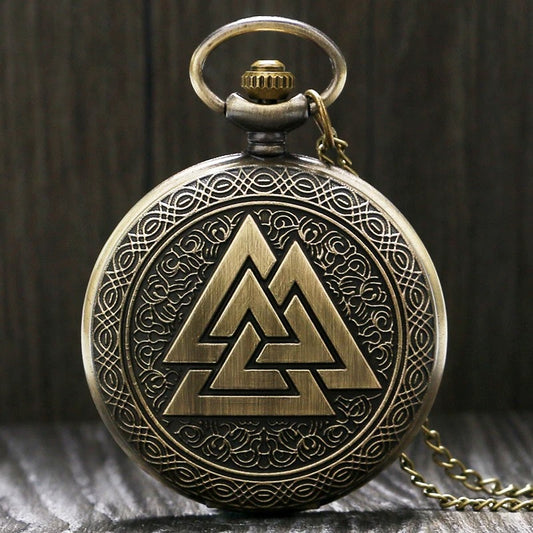 Viking zakhorloge met Valknut