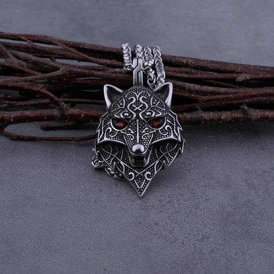 Halsketting met Viking wolf