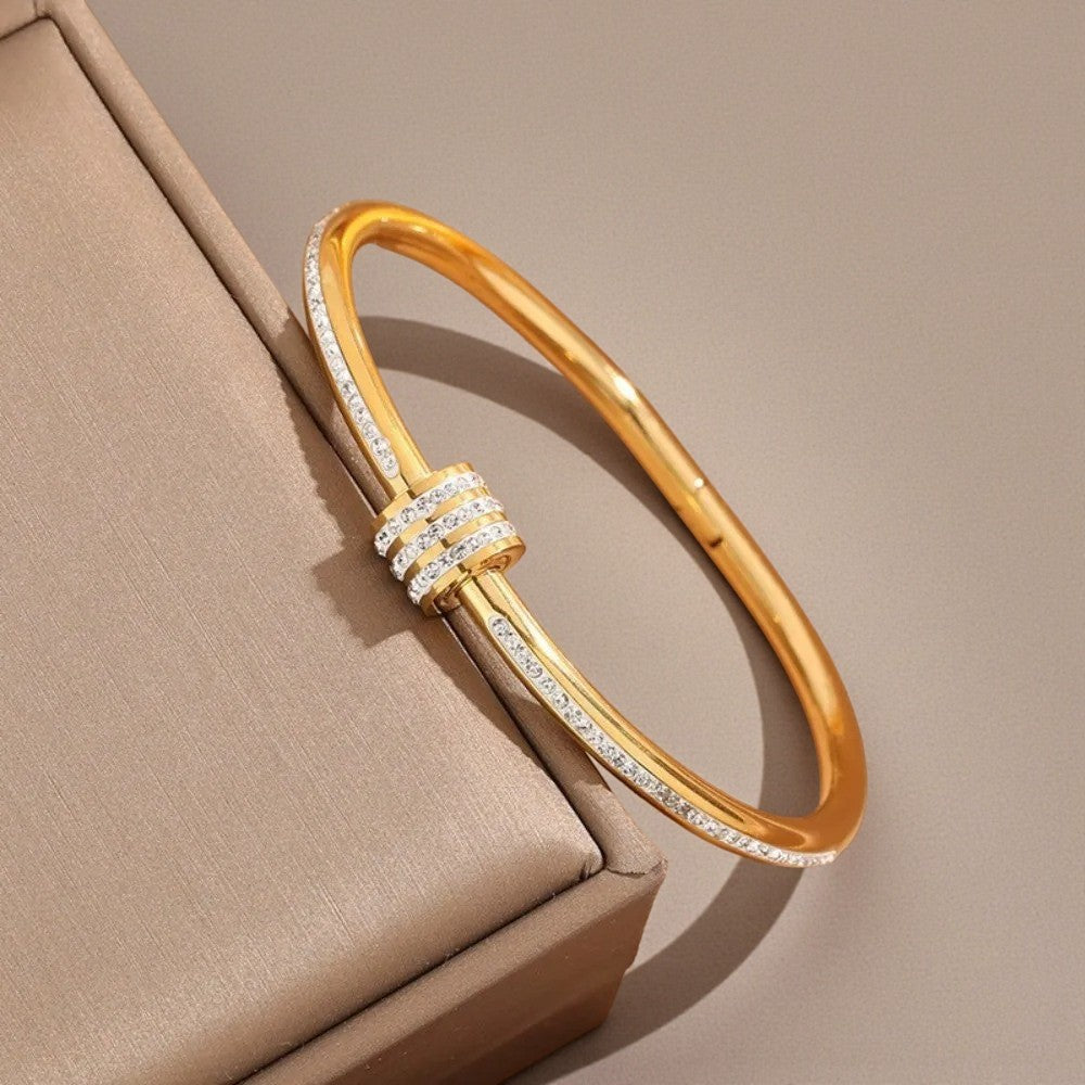 Stijve armband met schroefsluiting