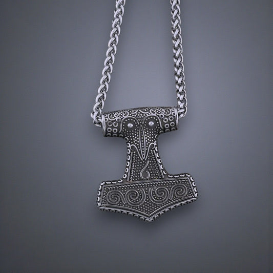 Viking ketting met Thor's hamer amulet