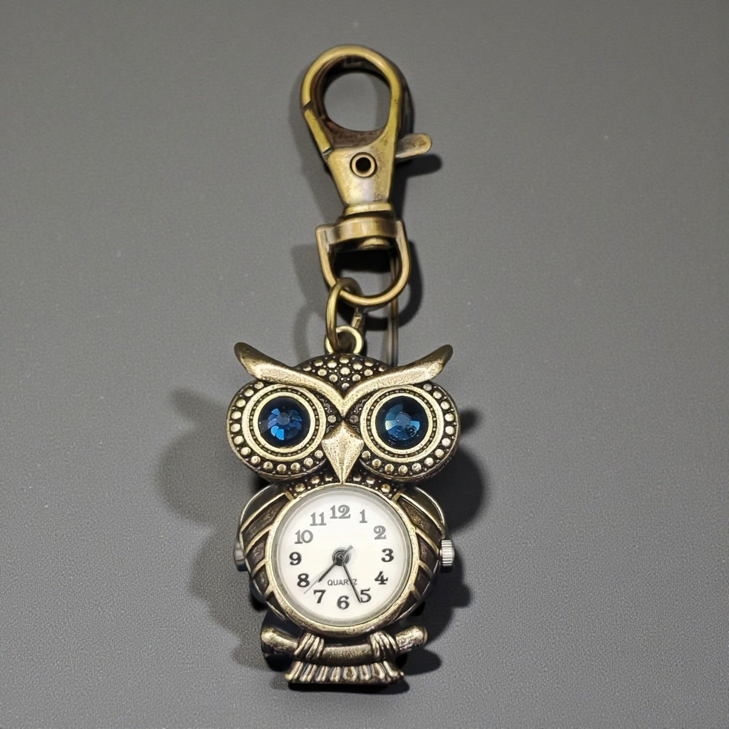 Uil zakhorloge sleutelhanger