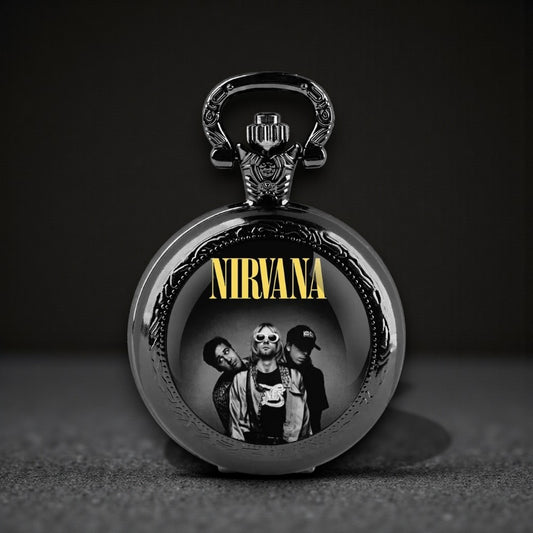 Kleine zwarte zakhorloge van Nirvana