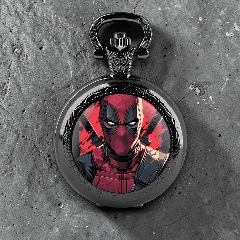 Kleine zwarte zakhorloge Deadpool