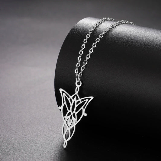 Fijne halsketting met symbool Lord of The Rings
