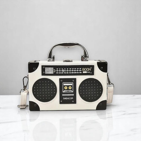 Petit sac à main boîte en forme de radio